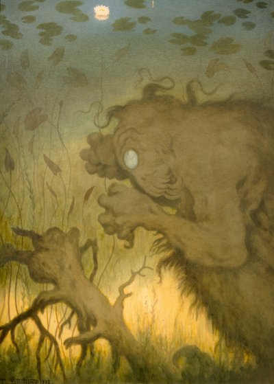 Water Sprite Fishing (Nokken) by Theodor Kittelsen