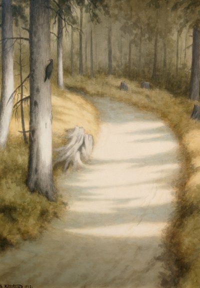 Woodpecker by Theodor Kittelsen