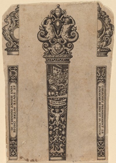 Ornament for Knife Handle by Theodor de Bry