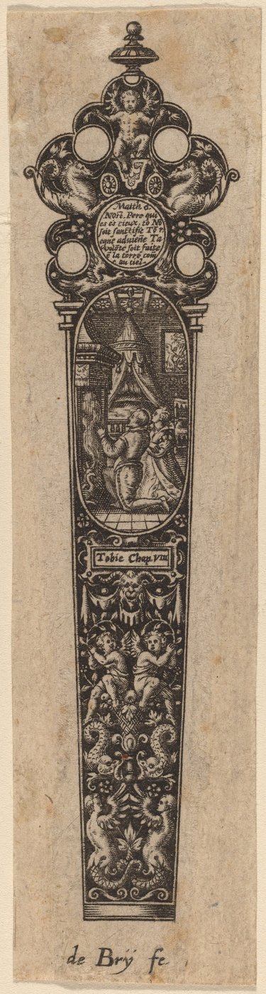 Ornament for Knife Handle by Theodor de Bry