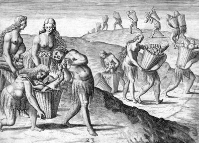Tribe of the Timucua Indians by Theodor de Bry