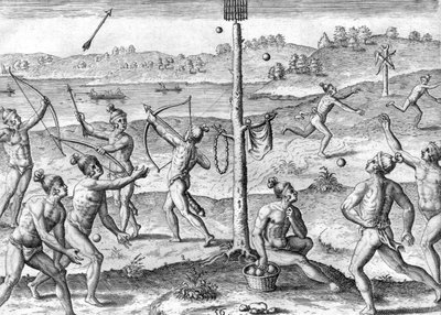 Tribe of the Timucua Indians by Theodor de Bry