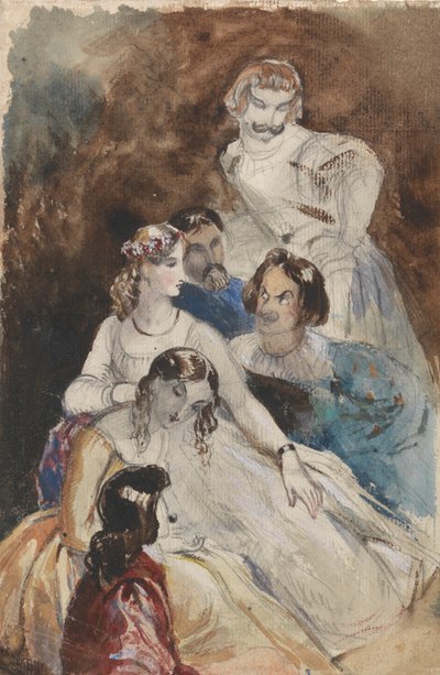 Theatrical Group by Theodor von Holst