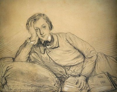 Portrait of Raymond de Magnoncourt by Théodore Chassériau