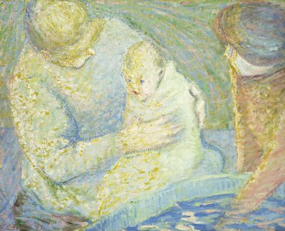 The Child Bathing by Theodore Earl Butler