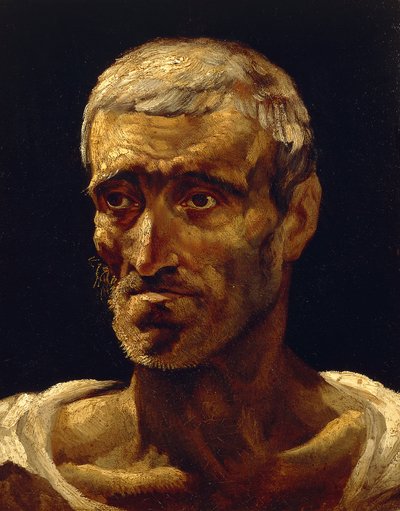 Head of Shipwrecked Man by Theodore Gericault