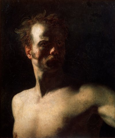 Nude Study by Theodore Gericault