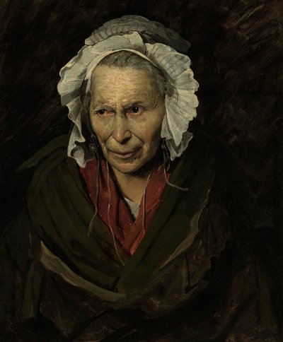 Portrait of a Demented Woman by Theodore Gericault