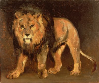 Walking Lion by Theodore Gericault