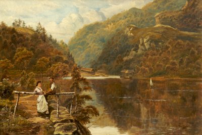 The Boat Pier, Loch Katrine by Theodore Hines