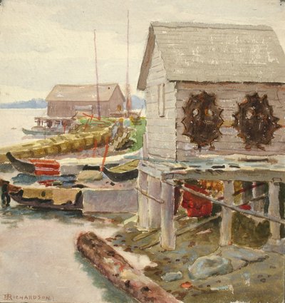 Drying Skins, Sitka by Theodore J. Richardson