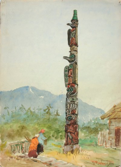 The Raven Totem Pole by Theodore J. Richardson