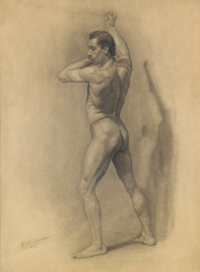 Study of the Male Figure, 1875 by Theodore Robinson