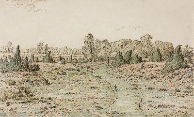 Footpath in the Barbizonnières by Pierre Etienne Theodore Rousseau