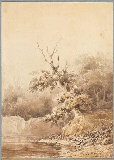 Landscape by Theodore Rousseau