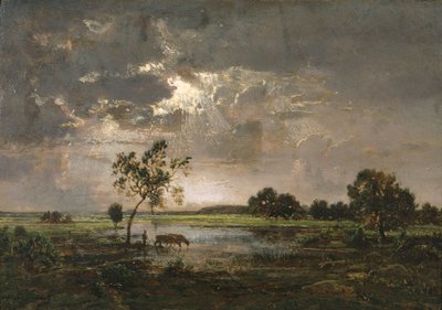 Landscape by Theodore Rousseau