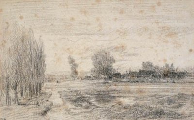 The Plain at Selon in Berri? by Theodore Rousseau