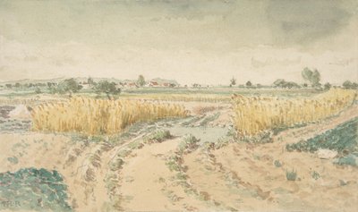 Wheatfields, 1865 by Theodore Rousseau