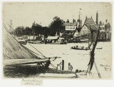 Battersea from Chelsea by Theodore Roussel