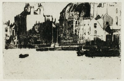 Chelsea Palaces (Black and White Version) by Theodore Roussel