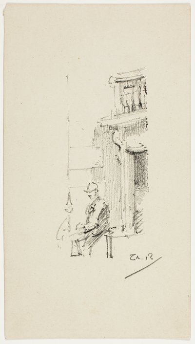 Figure and Doorway by Theodore Roussel