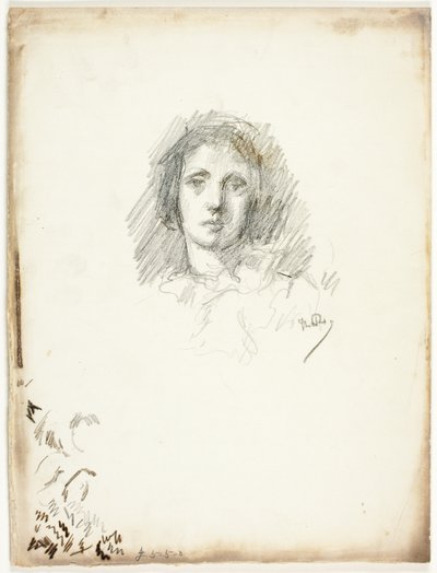 Portrait Head by Theodore Roussel