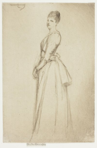 Portrait of Mrs. C. W. by Theodore Roussel