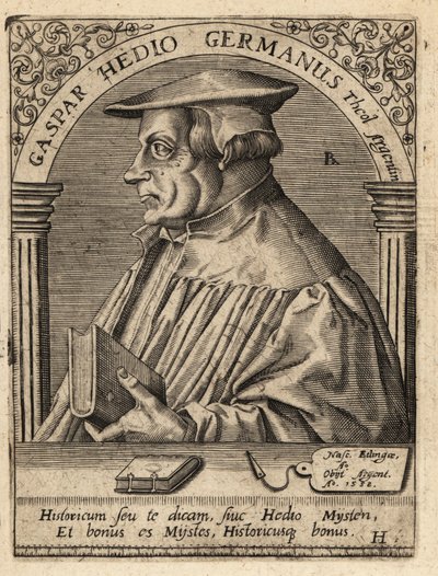 Caspar Hedio by Theodore de Bry