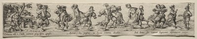 Dance of Peasants by Theodore de Bry