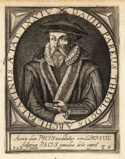 David Pareus by Theodore de Bry
