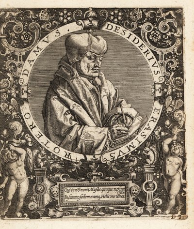 Erasmus of Rotterdam by Theodore de Bry