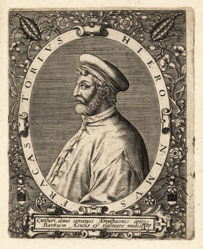 Girolamo Fracastoro, Italian physician by Theodore de Bry