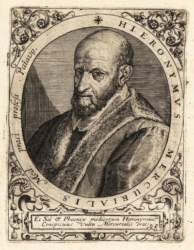 Girolamo Mercuriale, Italian Philologist by Theodore de Bry