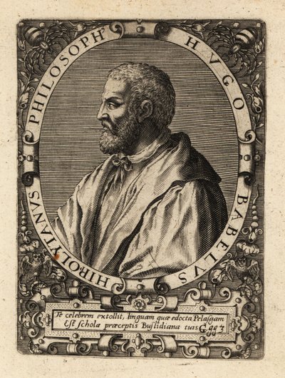 Hugues Babet, French Philosopher by Theodore de Bry