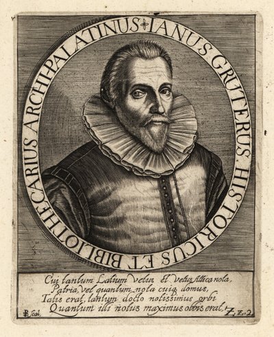 Jan Gruter, Flemish-born philologist by Theodore de Bry