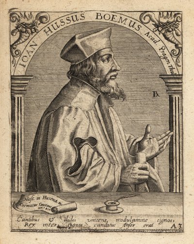 Jan Hus by Theodore de Bry