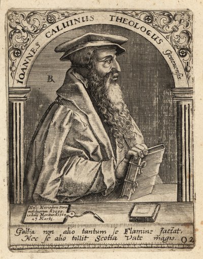 Jean Calvin by Theodore de Bry