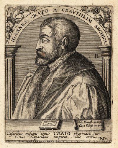 Johannes Crato von Krafftheim by Theodore de Bry
