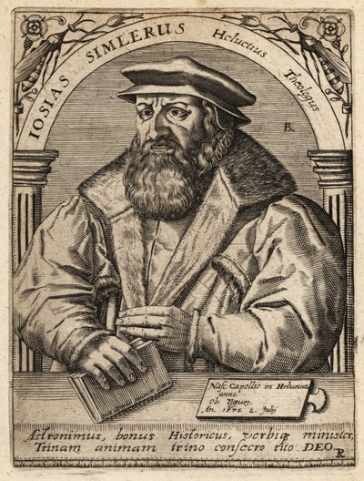 Josias Simmler by Theodore de Bry