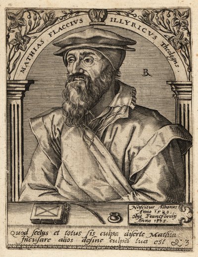 Matthias Flacius by Theodore de Bry
