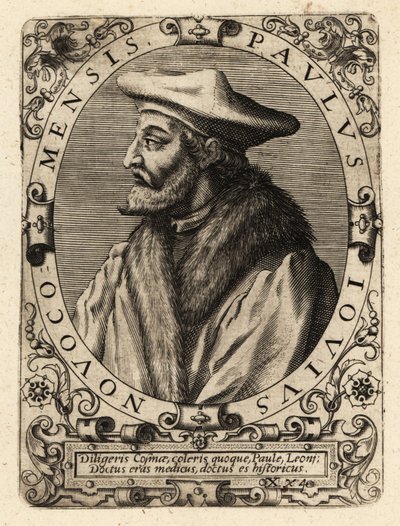 Paolo Giovio, Italian Physician by Theodore de Bry