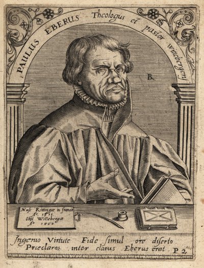 Paul Eber by Theodore de Bry