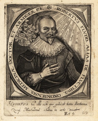 Robert Fludd, English Paracelsian Physician by Theodore de Bry