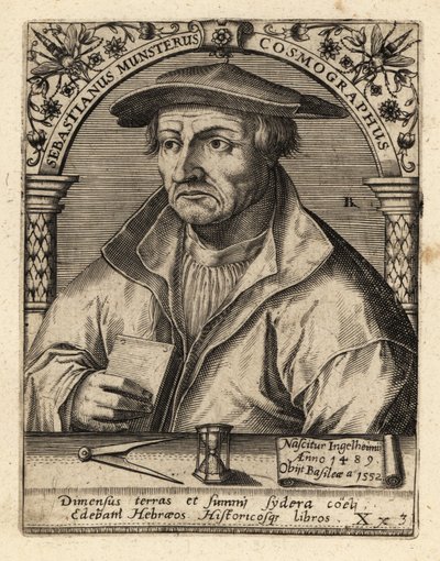 Sebastian Munster, German Cosmographer by Theodore de Bry