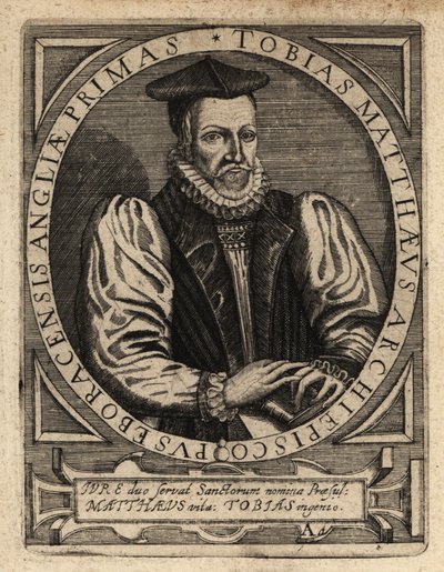 Tobias Matthew by Theodore de Bry
