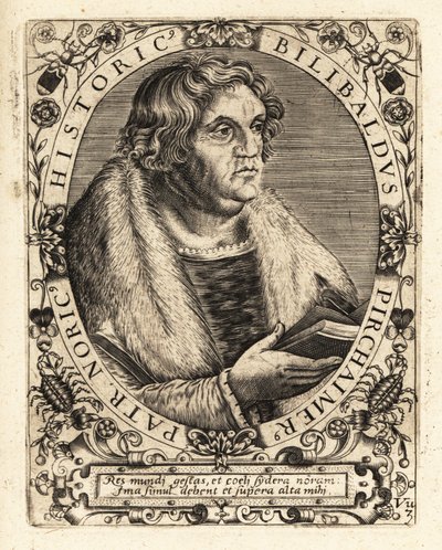 Willibald Pirckheimer, German Lawyer by Theodore de Bry