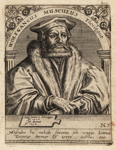 Wolfgang Musculus by Theodore de Bry