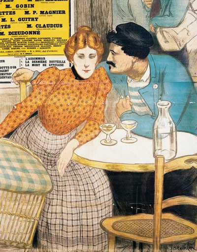 The Drinking Den by Théophile Alexandre Steinlen
