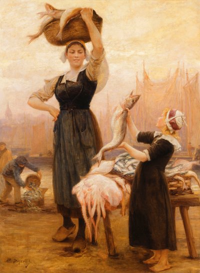 Back to Fishing by Theophile Louis Deyrolle