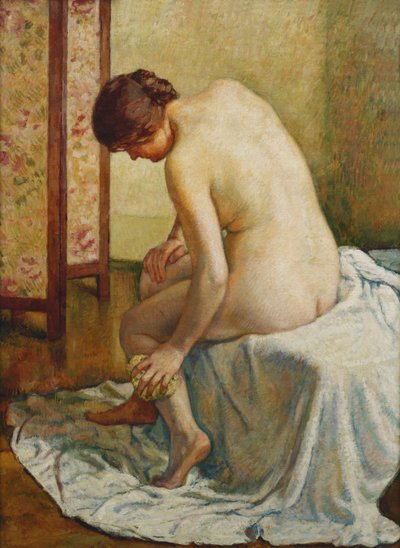 Bather by Théo van Rysselberghe